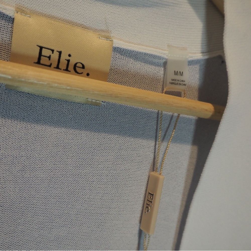 Elie Tahari White Cardigan